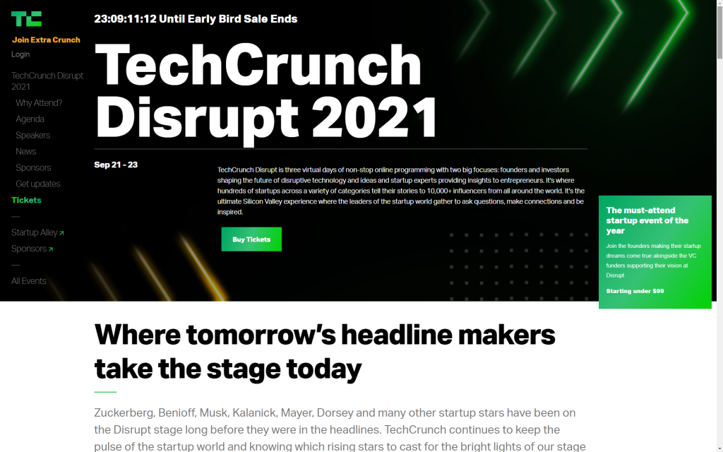 TechCrunch Disrupt 2021