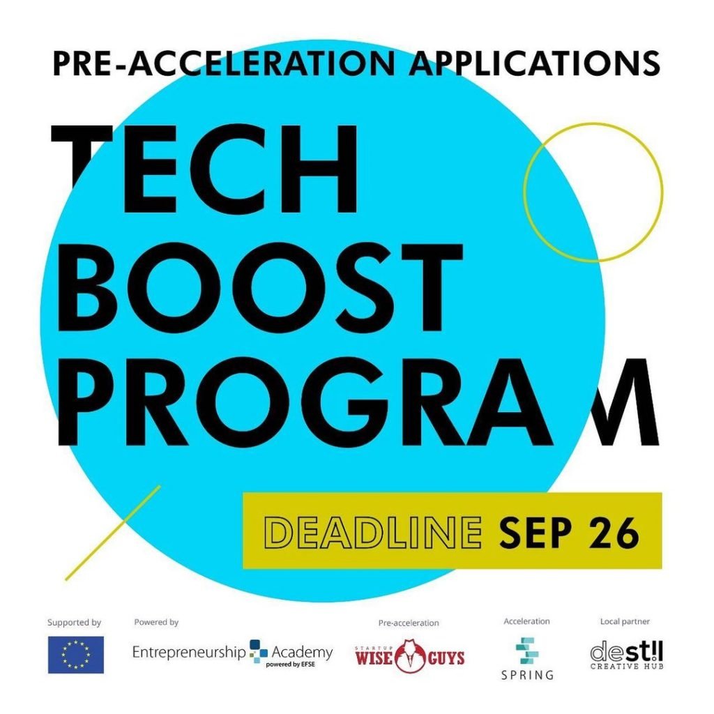 tech boost program startup wise guys albaniatech