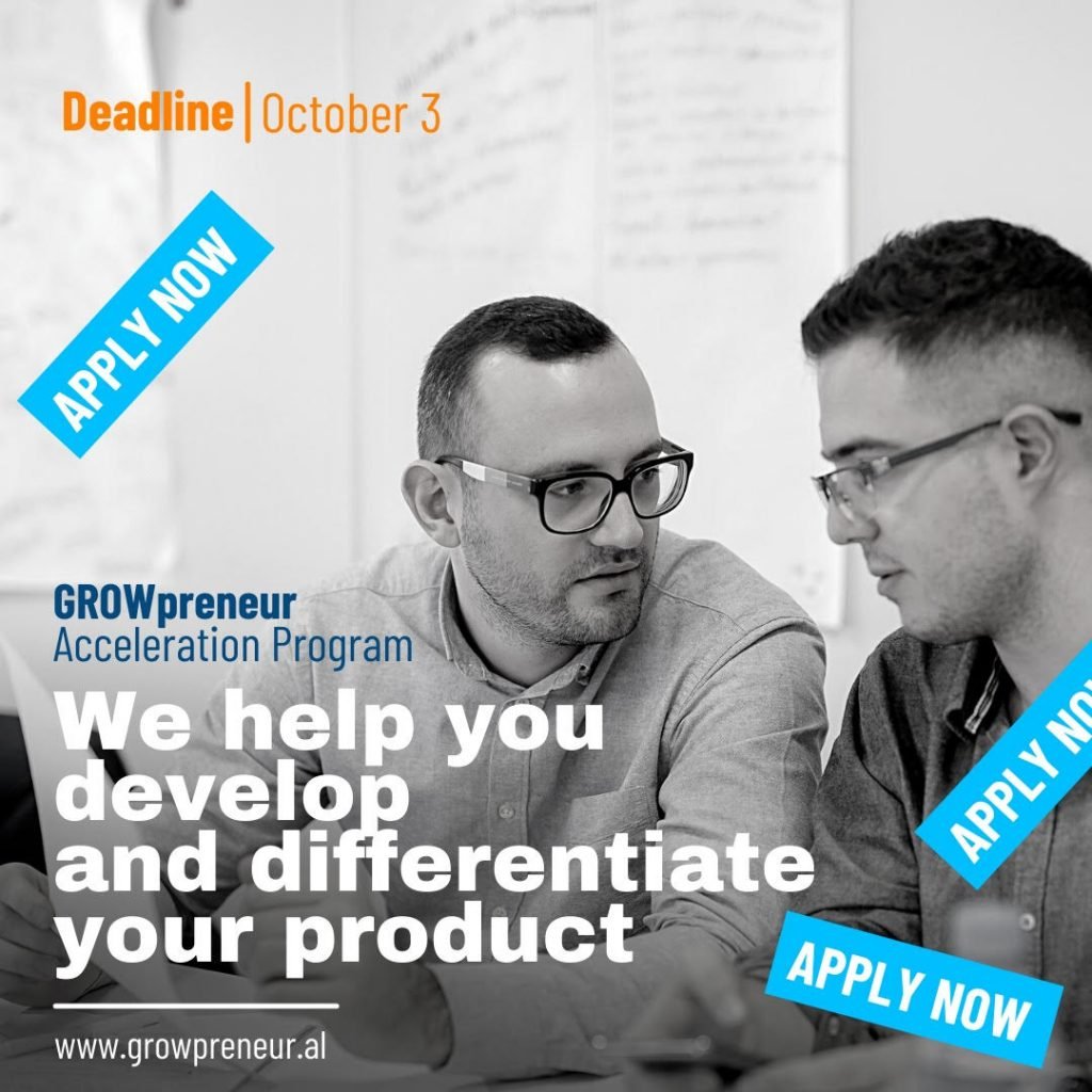 growpreneur accelerator albaniatech