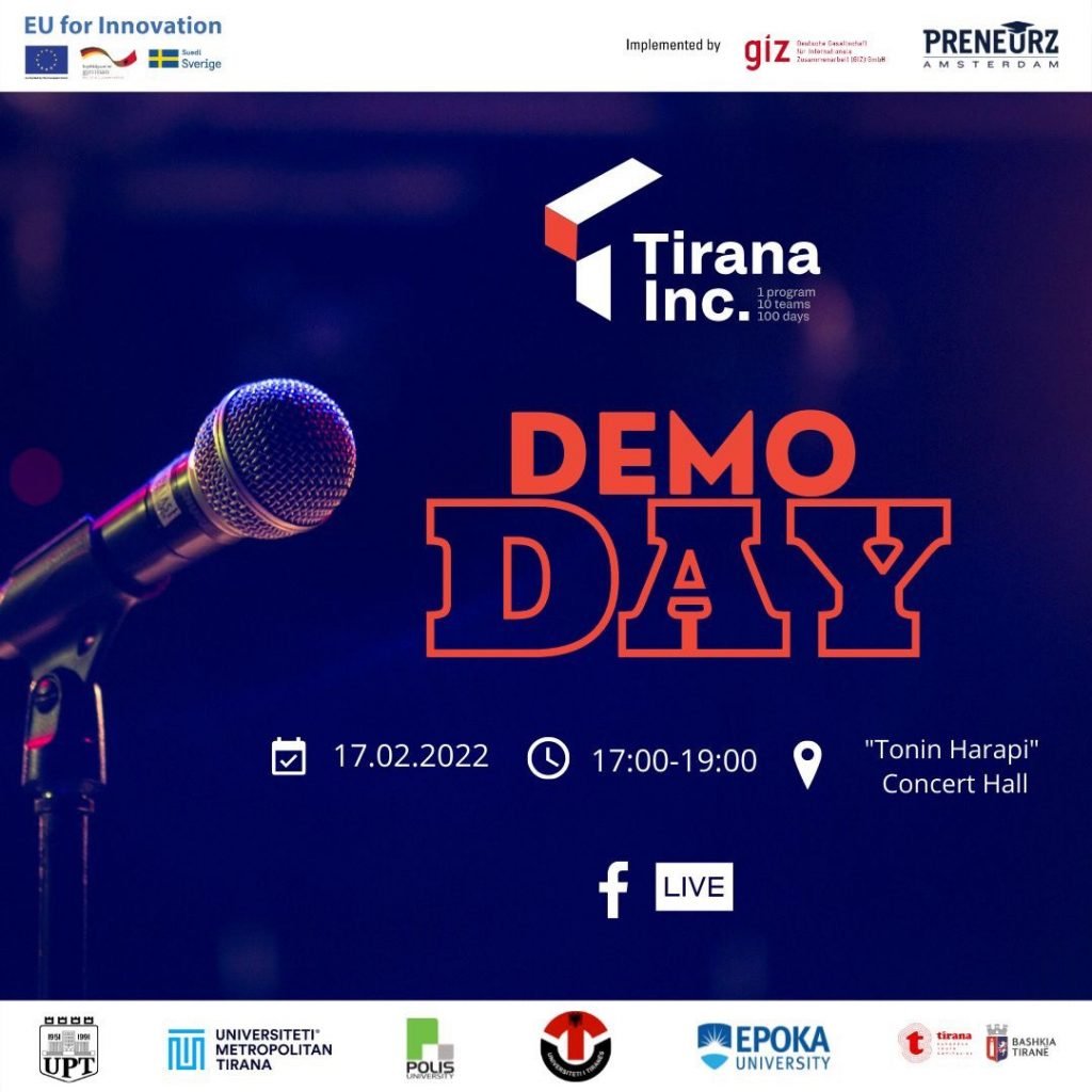 Tirana Inc. Demo Day