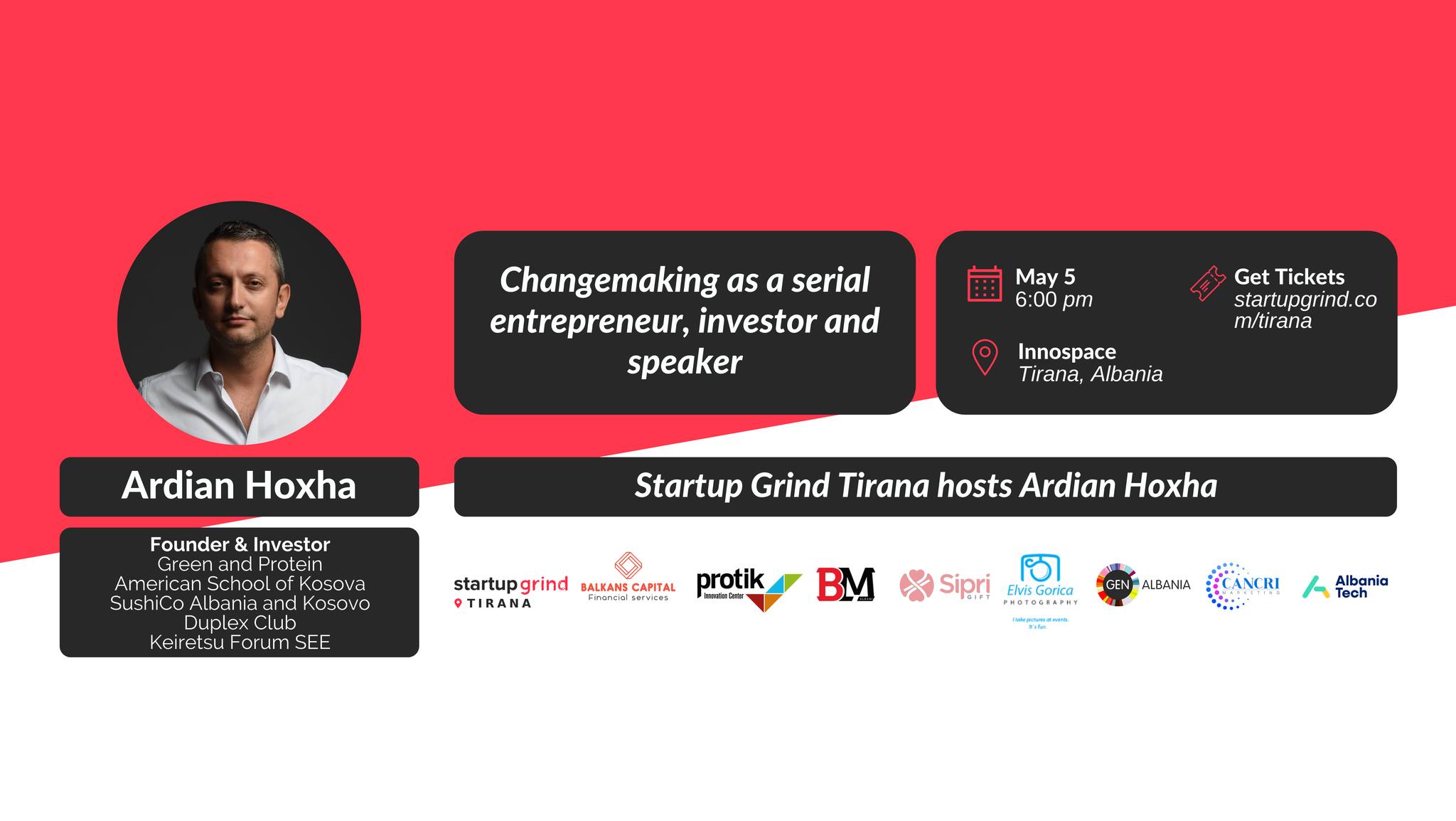 StartupGrind with Ardian Hoxha