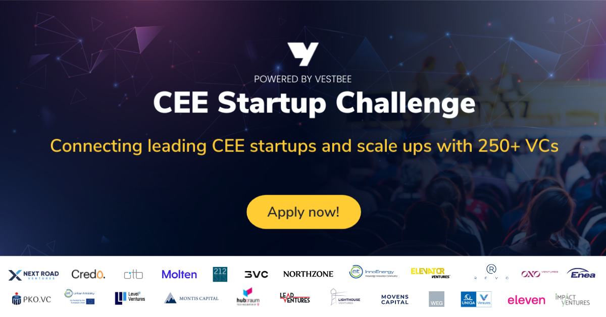 Top VC funds, corporate partners and startup perks await startups in the CEE Startup Challenge by Vestbee