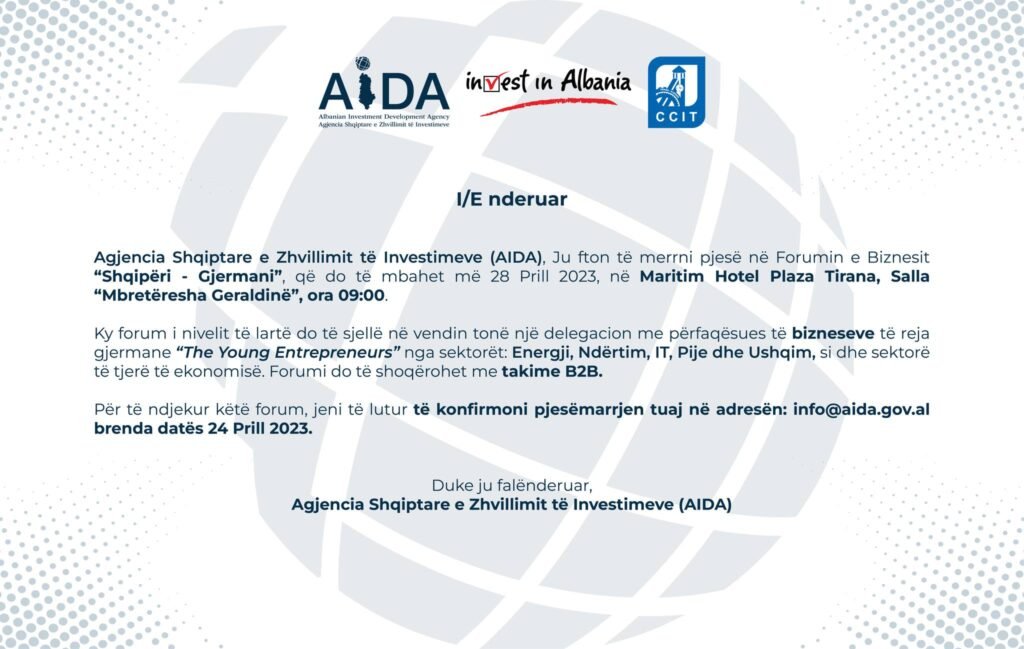 AIDA – Albanian Investment Development Agency