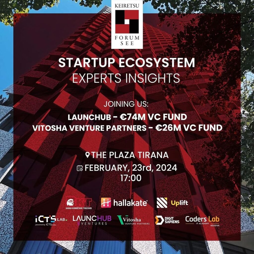 The Keiretsu Forum & ICTSlab are organizing “Startup Ecosystem Experts’ Insights”