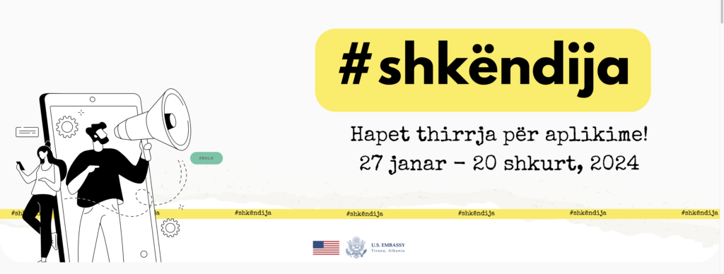 Call for Applications for the #Shkëndija Program