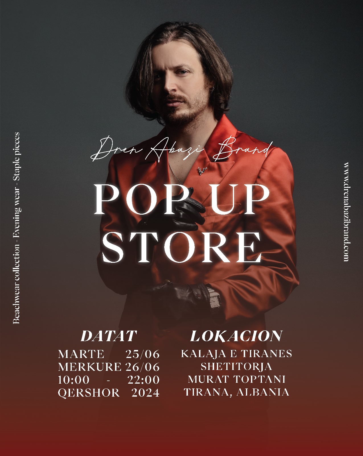 Join the Pop-Up Store for Dren Abazi Brand