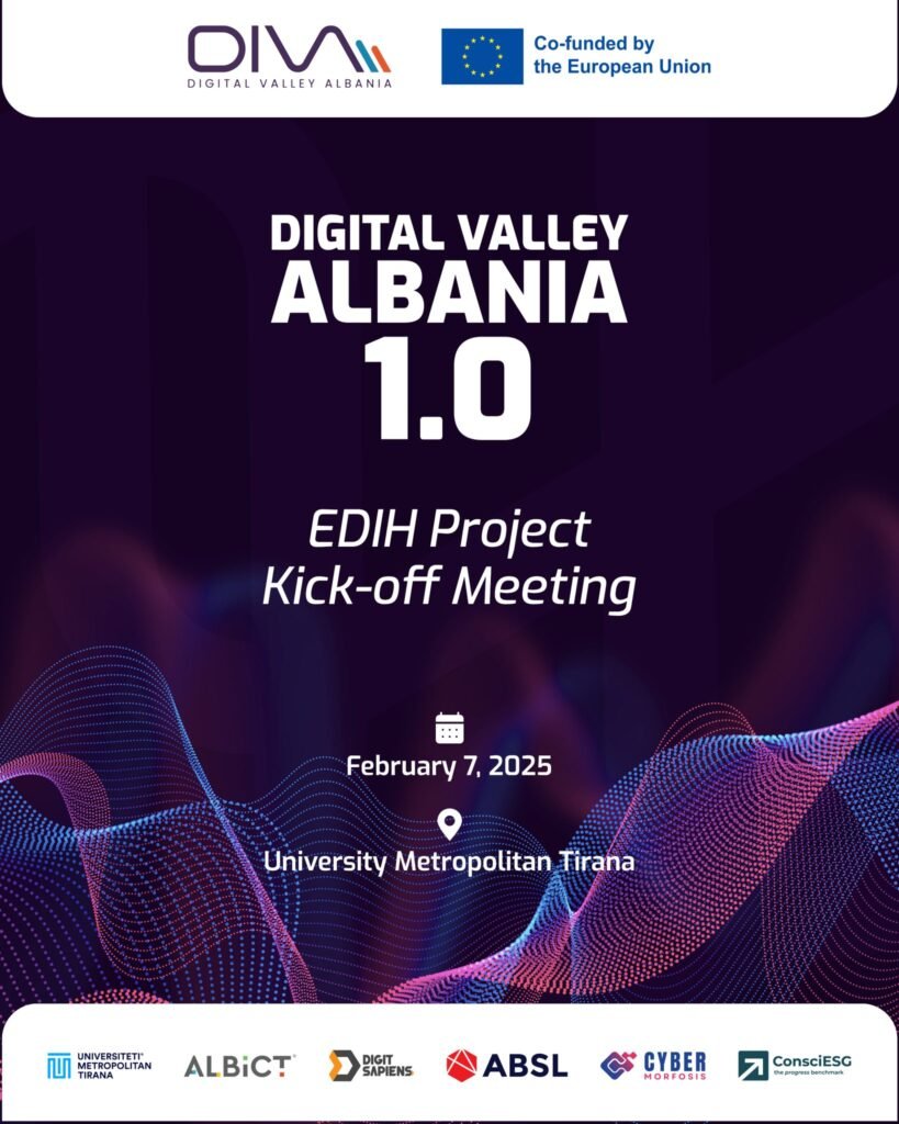 Kick-Off Meeting of the “Digital Valley Albania” (DiVA) Project