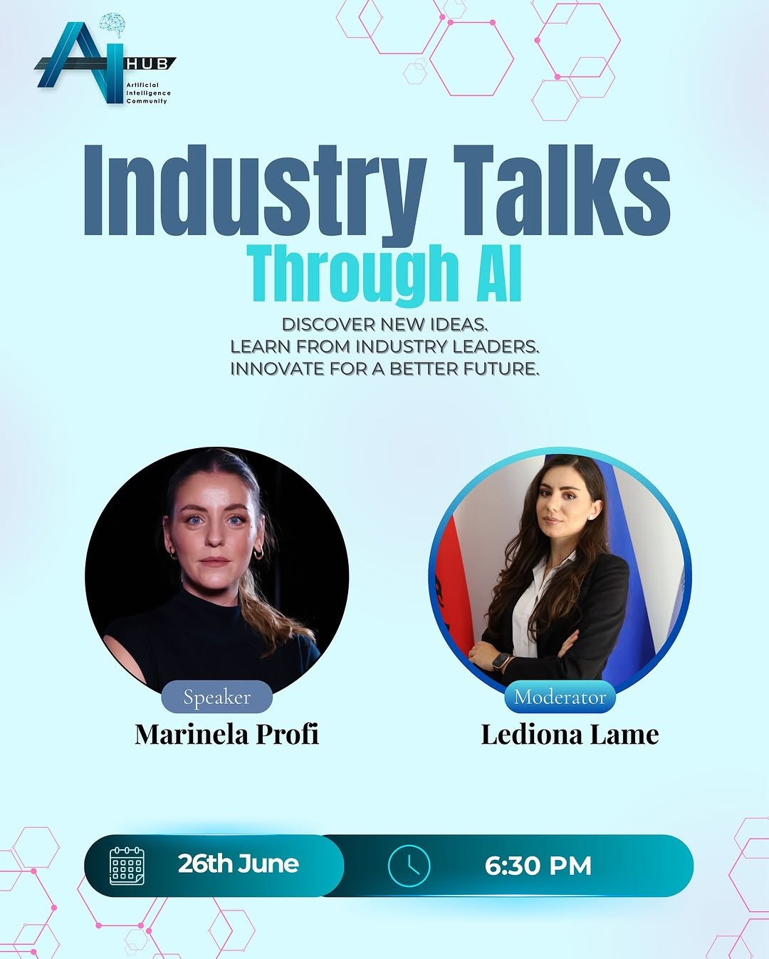 "Industry Talks Through AI" returns with another inspiring session in Tirana!