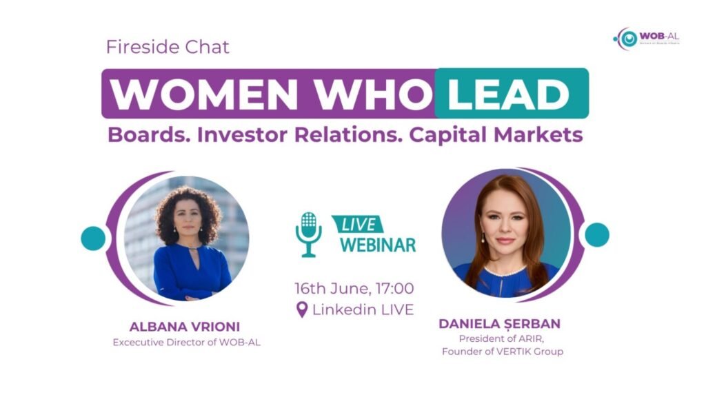 Women who lead: Boards, investor relations and capital markets
