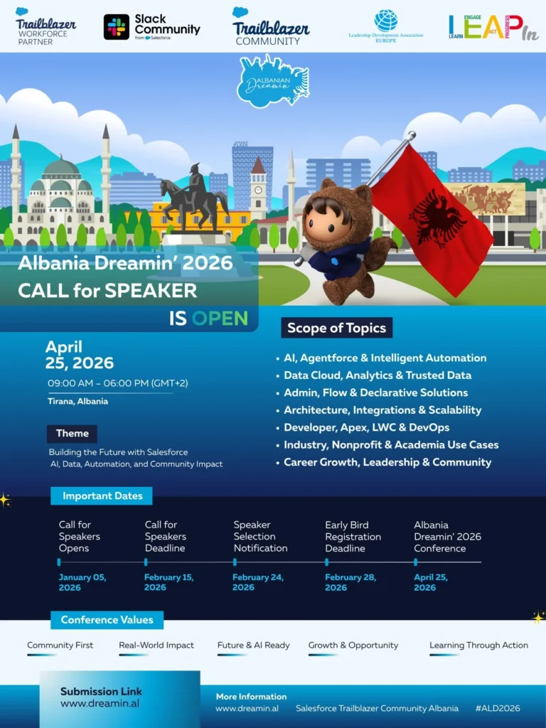 Albania Dreamin’ 2026: Call for Speakers
