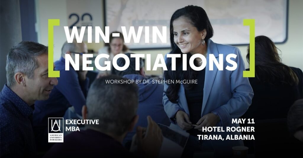 Win-Win Negotiations Workshop In Tirana